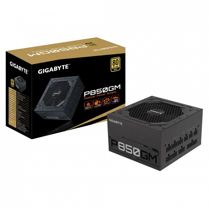 Gıgabyte Gp-p850gm, 850w, 80+ Gold, Full Modüler, Gamıng Power Supply