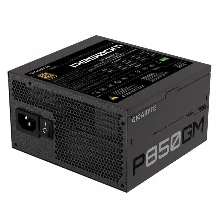 Gıgabyte Gp-p850gm, 850w, 80+ Gold, Full Modüler, Gamıng Power Supply