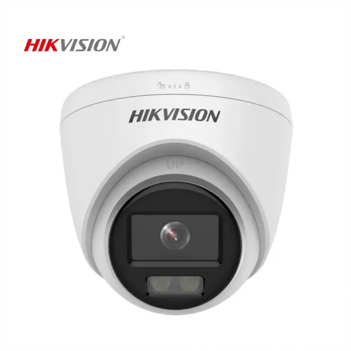 Hıkvısıon Ds-2cd1327g0-luf 2mpix, 2,8mm Lens, H265+, 30mt Gece Görüşü, Dahili Mikrofon, Color Vu Lite, Full Time Color, Dome Ip Kamera