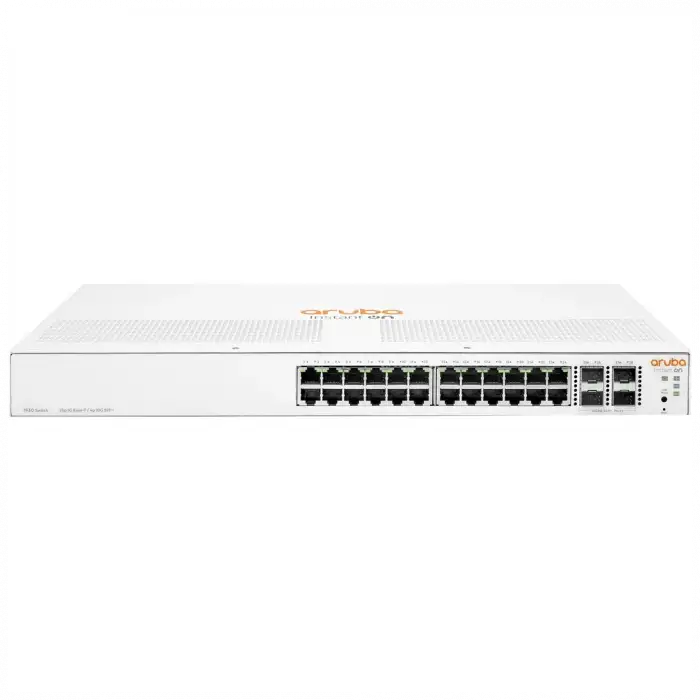 Hp Aruba Instant On, Jl682a, 1930-24g, 24port, Gigabit, 4 Port Gigabit Sfp, Yönetilebilir, Rack Mount Switch