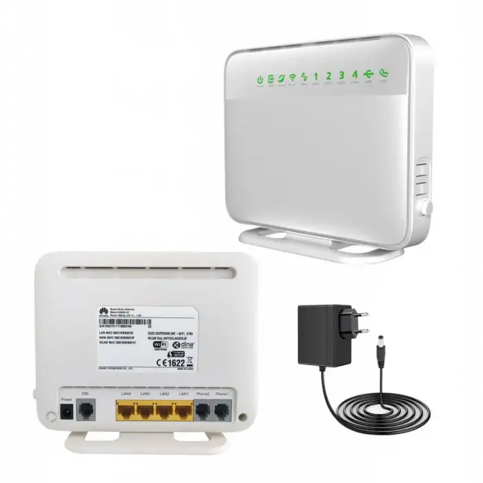 Huaweı Hg658 V2, 4 Port, 2.4ghz Wifi, 300mbps, Dahili Anten, Vdsl2 Modem