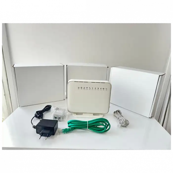 Huaweı Hg658 V2, 4 Port, 2.4ghz Wifi, 300mbps, Dahili Anten, Vdsl2 Modem