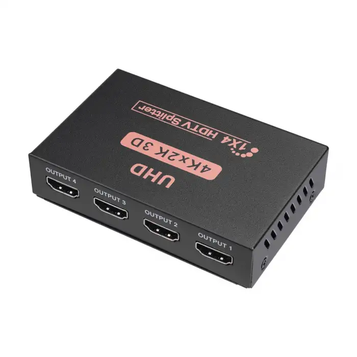 Hytech Hy-lu4, 4xhdmı, 2k-4k, Monitör Çoklayıcı, (1pc-4monitör)