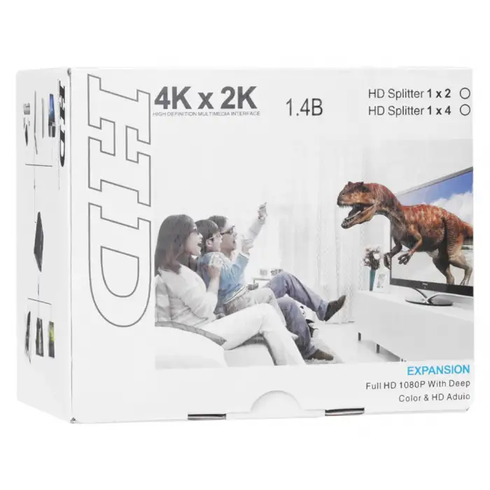 Hytech Hy-lu4, 4xhdmı, 2k-4k, Monitör Çoklayıcı, (1pc-4monitör)