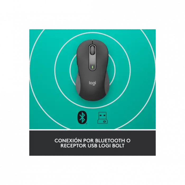 Logıtech 910-006253, M650 Signature, Siyah, Sağ El, Usb Nano 2,4g Kablosuz, 4000dpi, Optik, 5 Tuşlu, 24ay Pil Ömrü, Sessiz Mouse