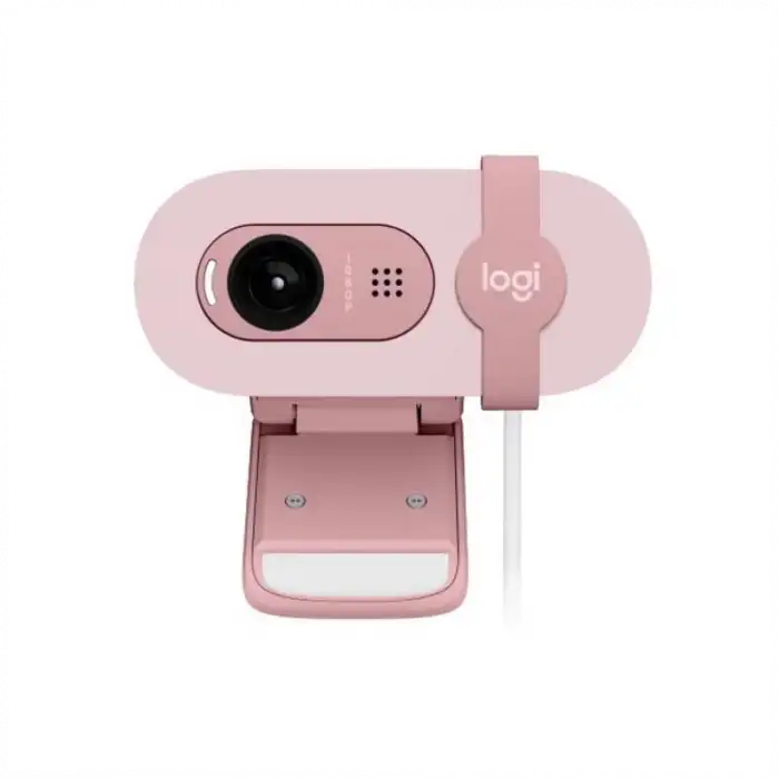 Logıtech  960-001623, Brıo 100 Wcm V-u0072, Full Hd, Dahili Mikrofonlu, Rose Webcam