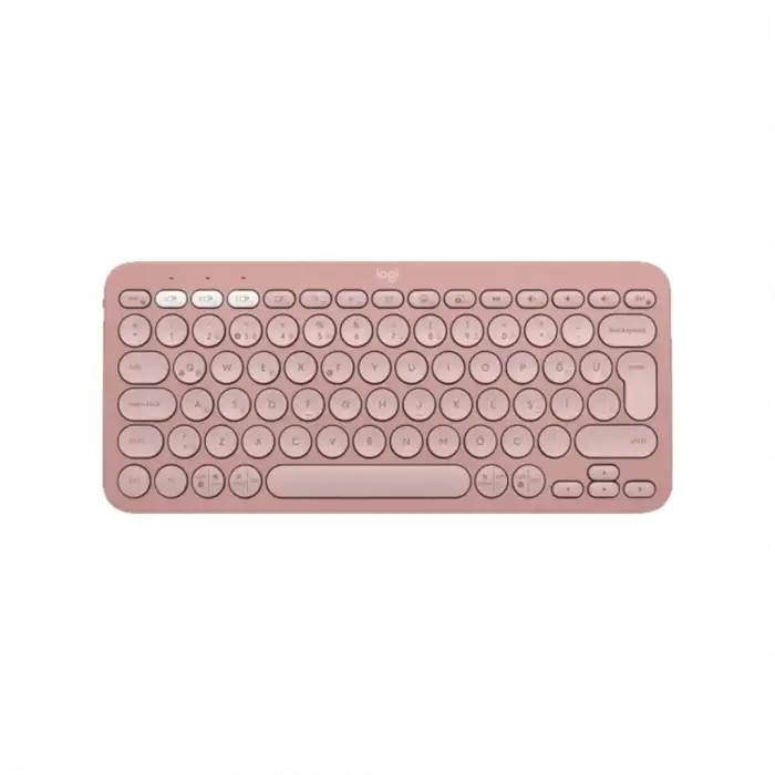 Logıtech K380s, Pebble Keys 2,  Rose, 920-011861, Bluetooth, Türkçe, Q, Multimedya, Mini Klavye