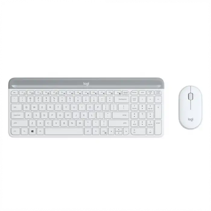 Logıtech Mk470 Beyaz, 920-009436, Kablosuz, Türkçe Q, Klavye Mouse Set