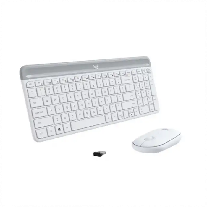 Logıtech Mk470 Beyaz, 920-009436, Kablosuz, Türkçe Q, Klavye Mouse Set
