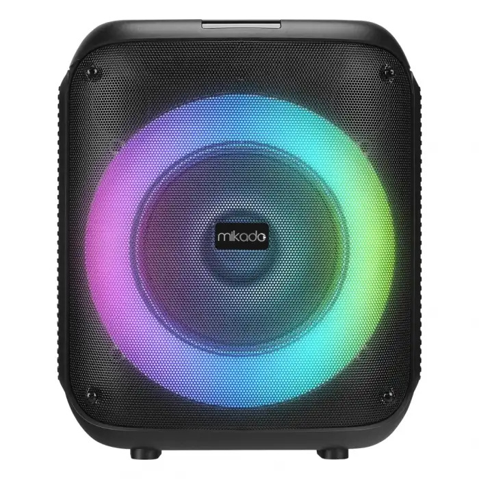 Mıkado Md-bt51 Bombıx, 60w, Taşınabilir, Bt/usb/tf/tws, Rgb Aydınlatma, Toplantı, Parti, Açık Hava Speaker. Kablolu Mikrofon Hediyeli