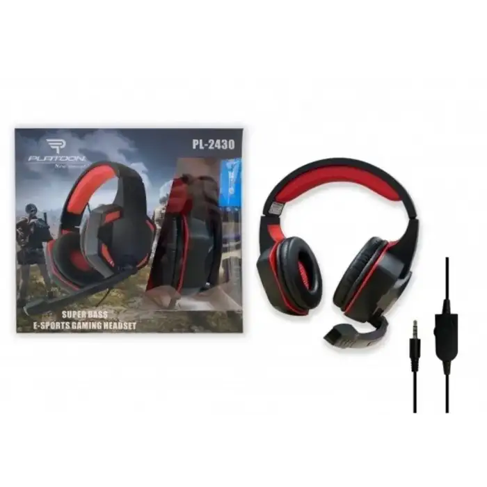 Platoon PL-2430 Mikrofonlu Oyuncu Kulak Üstü Kulaklık