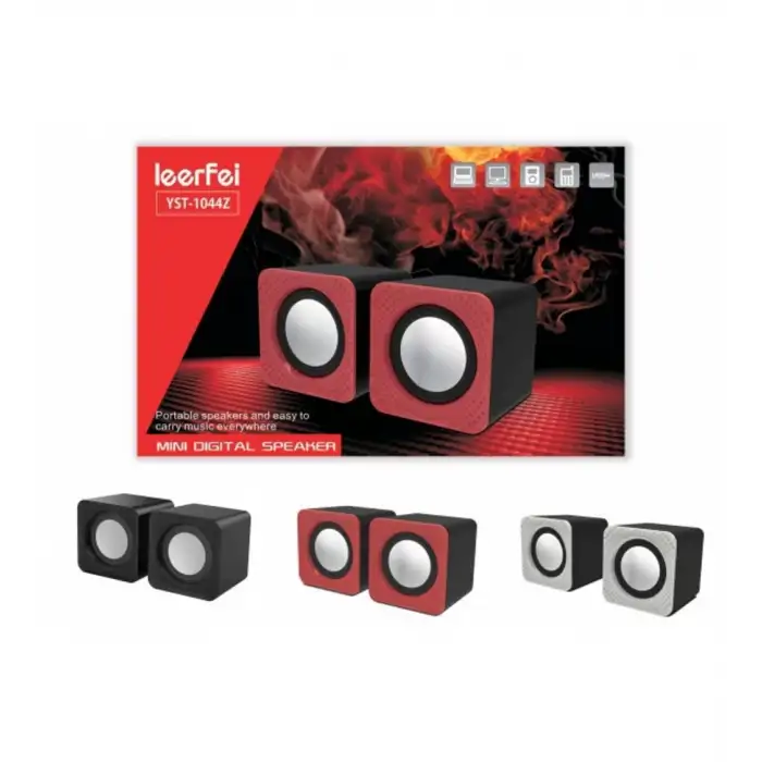 Platoon PL-4085 1+1 USB Girişli Bilgisayar Ses Hoparlörü