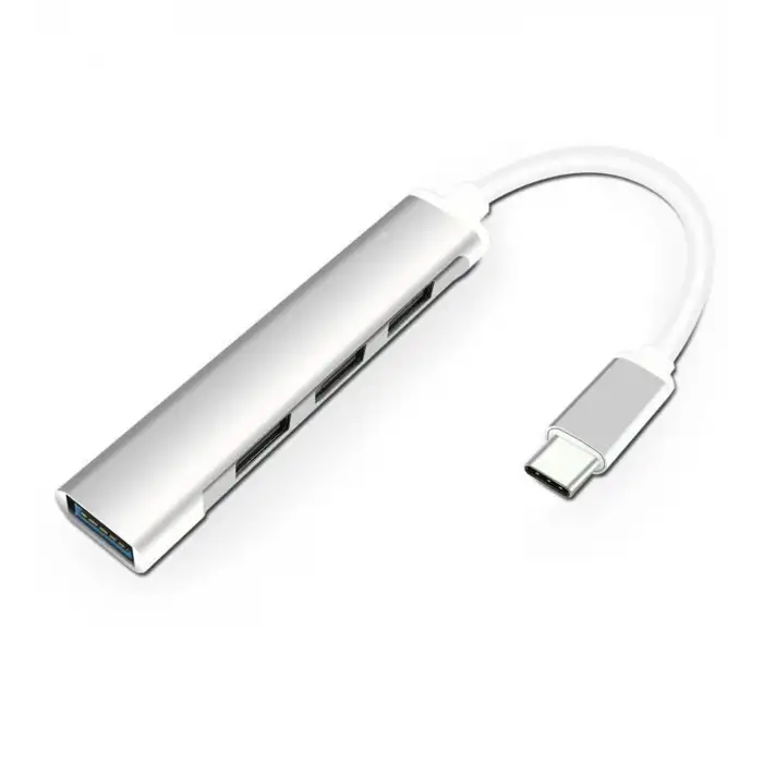 Platoon PL-5555 Type-C 4 Port Usb 3.0 Laptop Telefon Uyumlu Çoklayıcı Hub