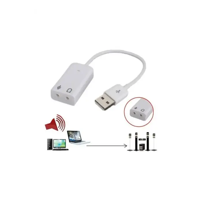 Platoon Pl-5663 Usb 7.1 Ses Çevirici Kablolu Adaptör