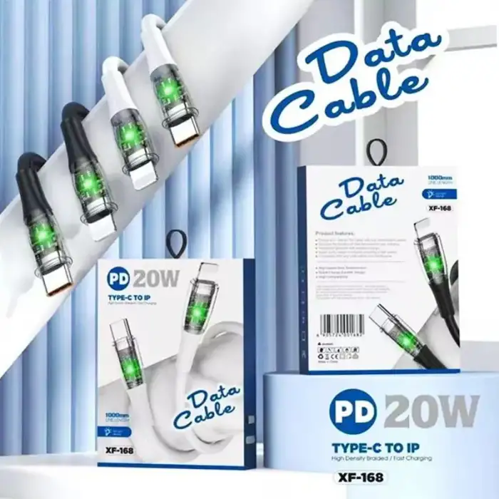 PLATOON PL-8769 1M IŞIKLI TYPE-C TO İOS ŞARJ DATA KABLO