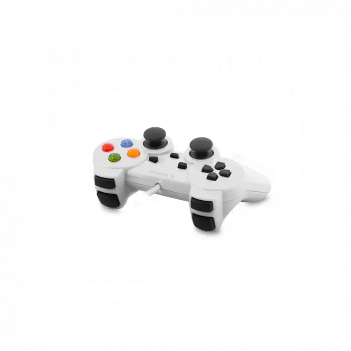 Rampage Sg-r602, Beyaz, Pc/ps3, 1.8mt Kablolu, Çift Titreşimli, Gamepad