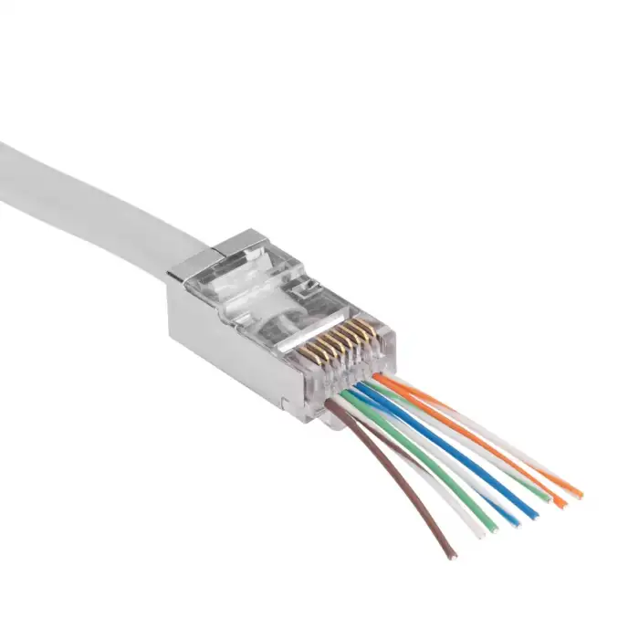 S-lınk Sl-cob24p, Rj45, Yeni Nesil Jac, Utp, Cat6, Metal (100lü Paket)