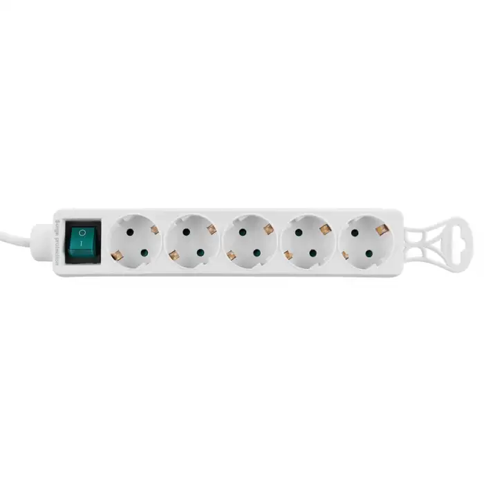 S-lınk Spg-f05, 5 Soket, Akım Korumalı Priz, 1.5mt Kablo, 306 Joule (beyaz)