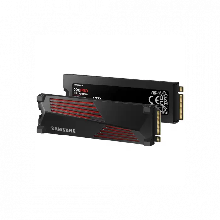 Samsung Mz-v9p1t0cw, 990 Pro, 1tb, 7450/6900, Gen4, Nvme Pcıe M.2 2280, Ssd (soğutuculu) (türkiye Distribütörü Garantili)