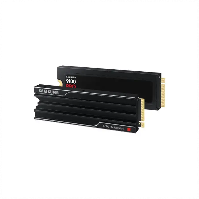 Samsung Mz-vap1t0cw, 9100 Pro, 1tb, 14700/13300, Gen5, Nvme Pcıe M.2 2280, Ssd (soğutuculu) (türkiye Distribütörü Garantili)