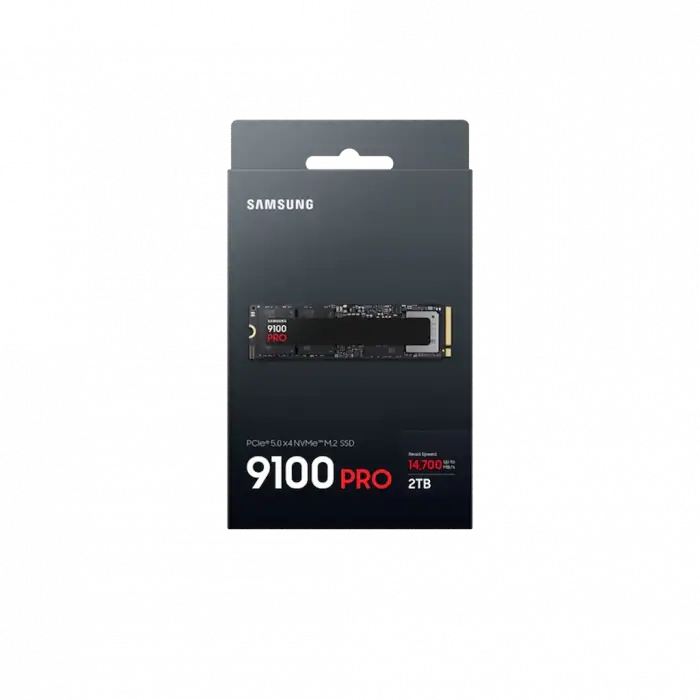 Samsung Mz-vap2t0bw, 9100 Pro, 2tb, 14700/13400, Gen5, Nvme Pcıe M.2 2280, Ssd (türkiye Distribütörü Garantili)