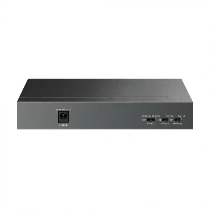 Tp-lınk Ls109p, Green Tech, 8 Port Megabit, Poe 63w, 1 Port Uplink, Long Range 250mt, Yönetilemez, Metal Kasalı Switch