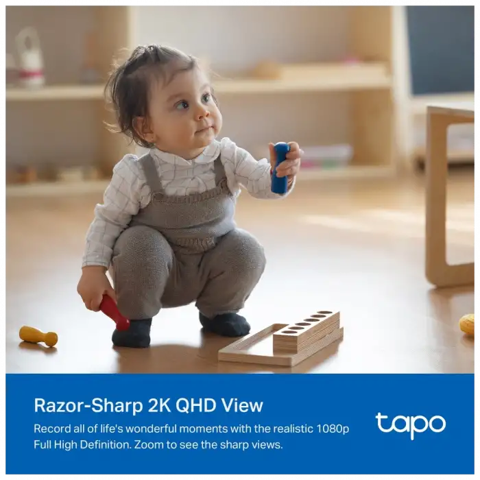 Tp-lınk Tapo C222, 4,0mpix, İç Ve Dış Mekan, Wifi-ethernet, 12mt. Gece Görüşü, 360 Dönüş, Dikey Ve Yatay Hareket, İki Yönlü Ses, Yapay Zeka Destekli Güvenlik Kamerası