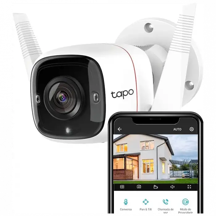 Tp-lınk Tapo C310, 3,0mpix, İç Ve Dış Mekan, Ip66, Wifi, 30mt. Gece Görüşü, İki Yönlü Ses Güvenlik Kamerası