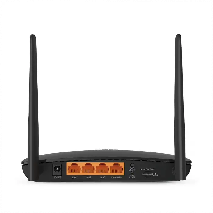 Tp-lınk Tl-mr6400, 4port, 300mbps, 2,4ghz Wifi, Masaüstü, Lte, Micro Sim Kart Takılabilir 3g-4g Destekli Router