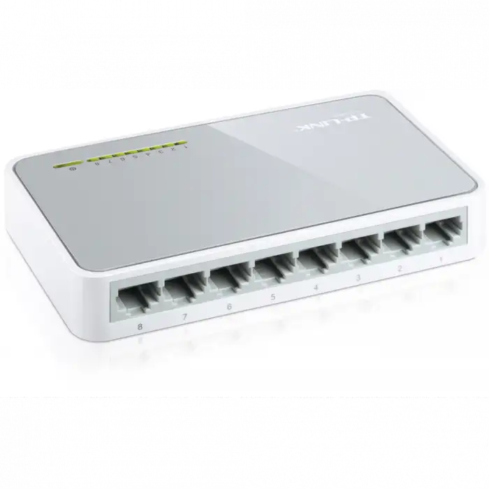Tp-lınk Tl-sf1008d, 8 Port, Megabit, Yönetilemez, Masaüstü Switch
