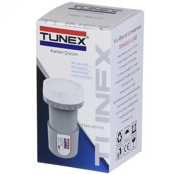 Tunex 4K Ultra Hd Ku-Band Tekli Lnb TNX-3510