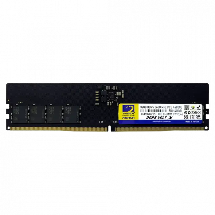 Twinmos Tmd532gb5600u46wo, Voltx, 32gb, Ddr5,  5600mhz, Cl46, 1.1v Desktop Ram