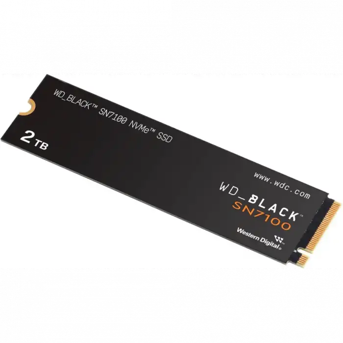 Wd Black Sn7100, Wds200t4x0e, 2tb, 7250/6900, Gen4, Nvme Pcıe M.2 2280,  Ssd
