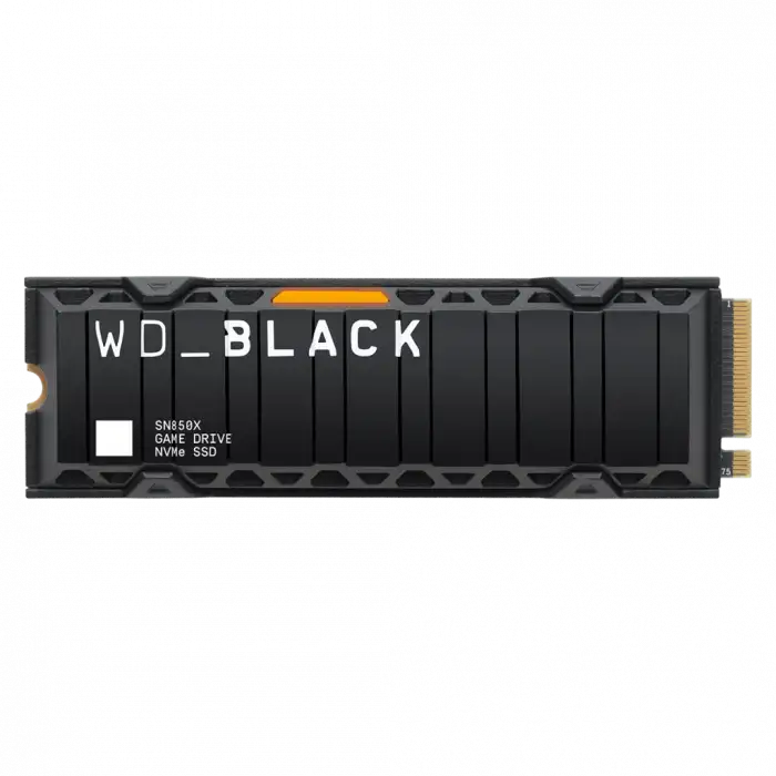 Wd Black Sn850x, Wds400t2xhe, 4tb, 7300/6600, Gen4, Soğutuculu, Nvme Pcıe M.2 2280,  Ssd