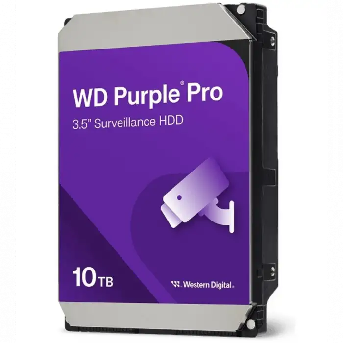 Wd Purple Wd102purp 3,5 10tb 256mb, 7200 Rpm,  7/24 Güvenlik Hdd (türkiye Distribütörü Garantili)