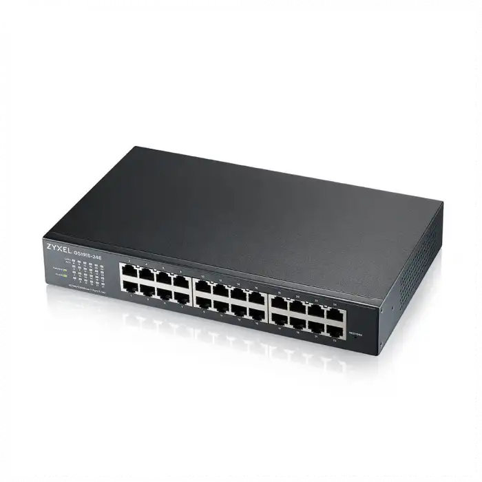 Zyxel Gs1915-24e, 24 Port, Gigabit, Yönetilebilir, Sessiz, Masaüstü Switch
