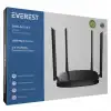 Everest Ewr-ac5-v3, Ac1200, 1200mbps, Dual Band Wifi, 4port, 1 Wan, Masaüstü, Megabit, Wısp, Repeater, Router, Access Point