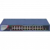 Hıkvısıon Ds-3e0326p-e/m(b), 24 Port, Megabit, Poe 250w, 1 Port Gigabit Uplink, 1 Port Gigabit Sfp, Yönetilemez, Rack Mount Switch