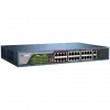 Hıkvısıon Ds-3e0326p-e/m(b), 24 Port, Megabit, Poe 250w, 1 Port Gigabit Uplink, 1 Port Gigabit Sfp, Yönetilemez, Rack Mount Switch