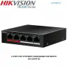 Hılook Ns-0106p-35(b), 4 Port, Megabit, Poe 60w, 2 Port Megabit Uplink, Long Range 250metre, Yönetilemez, Masaüstü Switch