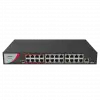Hılook Ns-0326p-230(b), 24port, Megabit, Poe 230w, 1 Port Gigabit Lan, 1 Port Gigabit Sfp, Long Range 250metre, Yönetilemez, Masaüstü Switch