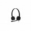 Logıtech H151, 981-000589, 3,5mm Jac, Çağrı Merkezi, Ofis, Toplantı, Konuşmacı Tipi, Mikrofonlu Kulaklık