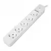 S-lınk Spg501s, 5 Soket, Akım Korumalı Priz, 1.5mt Kablo, 750 Joule (beyaz) %100 Bakır