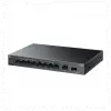 Tp-lınk Ls1210gp, Green Tech, 8 Port Gigabit, Poe 61w, 1 Port Gigabit Uplink, 1 Port Gigabit Sfp, Yönetilemez Masaüstü Switch
