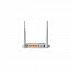 Tp-lınk Td-w9970, V4.0 4 Port, 2.4ghz  Wifi, 300mbps, 2xanten, Vdsl2, Adsl2+ Modem