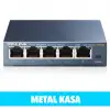 Tp-lınk Tl-sg105, 5 Port, Gigabit, Yönetilemez, Metal Kasa, Masaüstü Switch