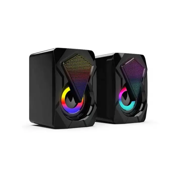 YSD-1046 Mini 1+1 RGB Işıklı Multimedia Speaker Hoparlör Seti