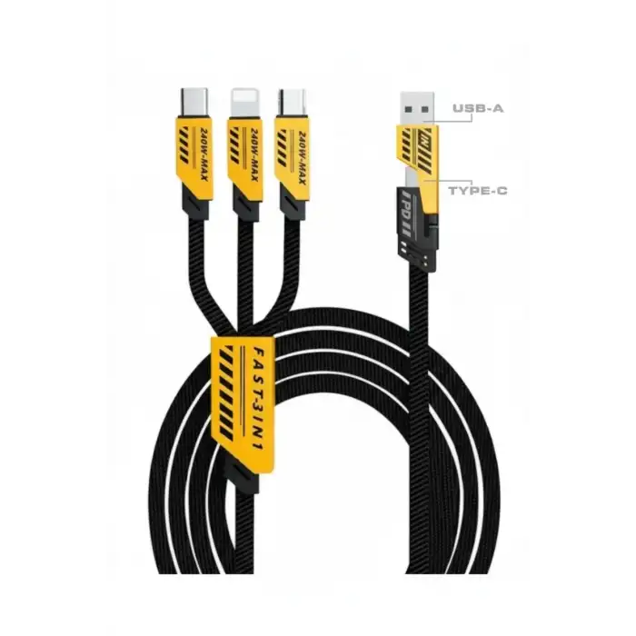 Platoon PL-8917 240W 4in1 Hızlı Şarj Kablosu