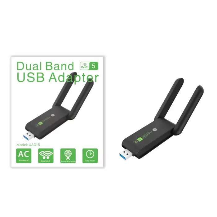 Platoon PL-9341 1200Mbps 2.4GHz-5GHz Wireless Adaptör