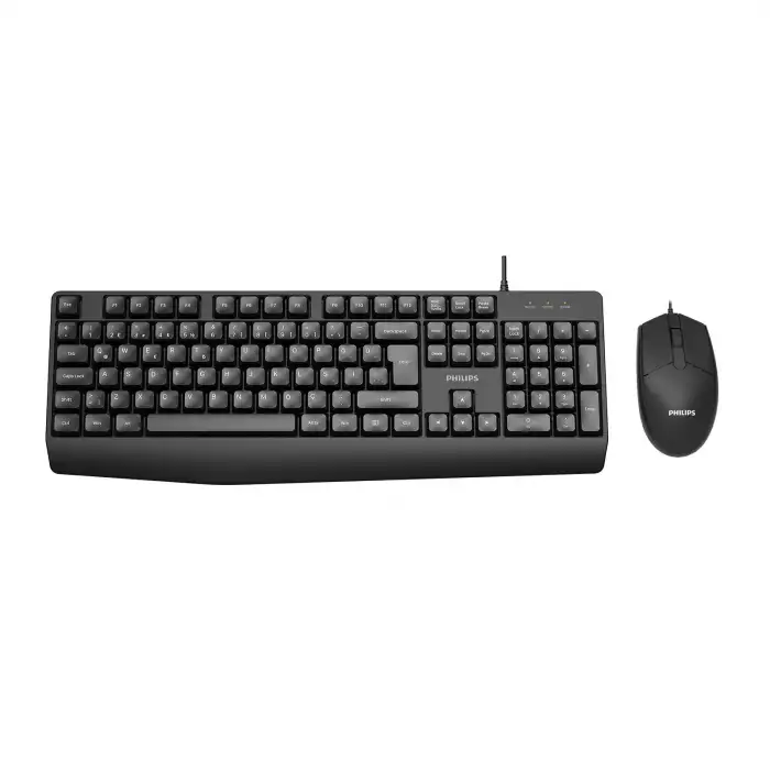 Philips SPT6237 Kablolu Türkçe Q Klavye ve Mouse Seti